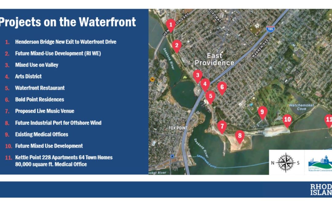 Map of Projects on the Waterfront